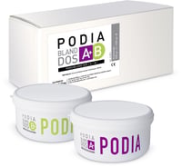 Kit silicone souple Podia, densité moyenne-souple, dureté A 20 (pack de 2 x 200gr)